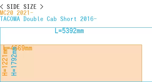 #MC20 2021- + TACOMA Double Cab Short 2016-